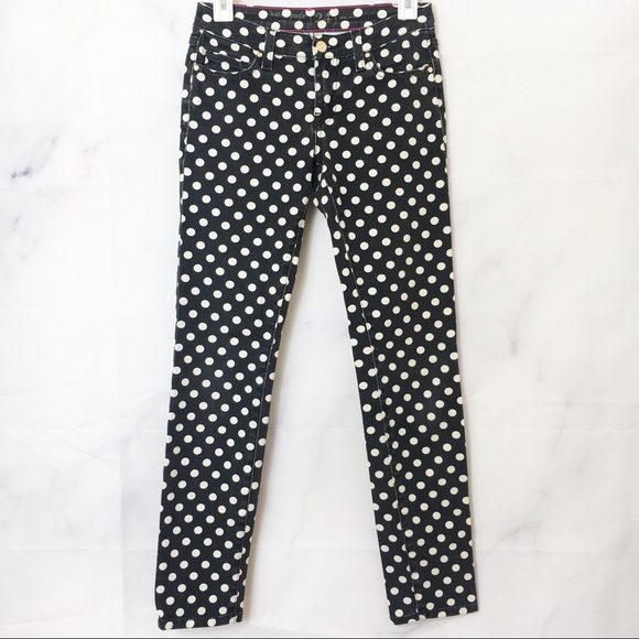 kate spade Denim - Kate Spade Polka Dot Skinny Jeans